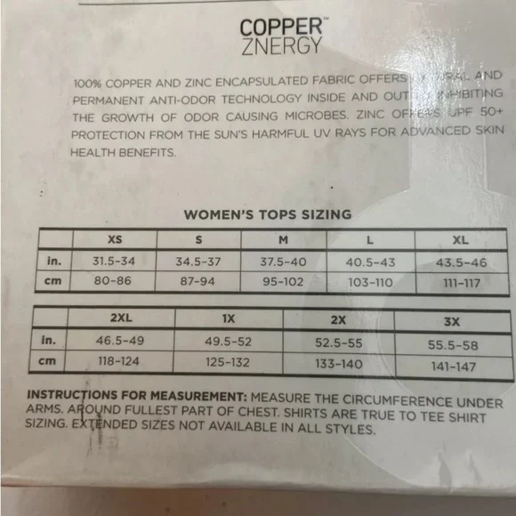 Tommie Copper Cool Copper Womens Active Wear Vneck Compression Shirt Red Sz L - Picture 8 of 8